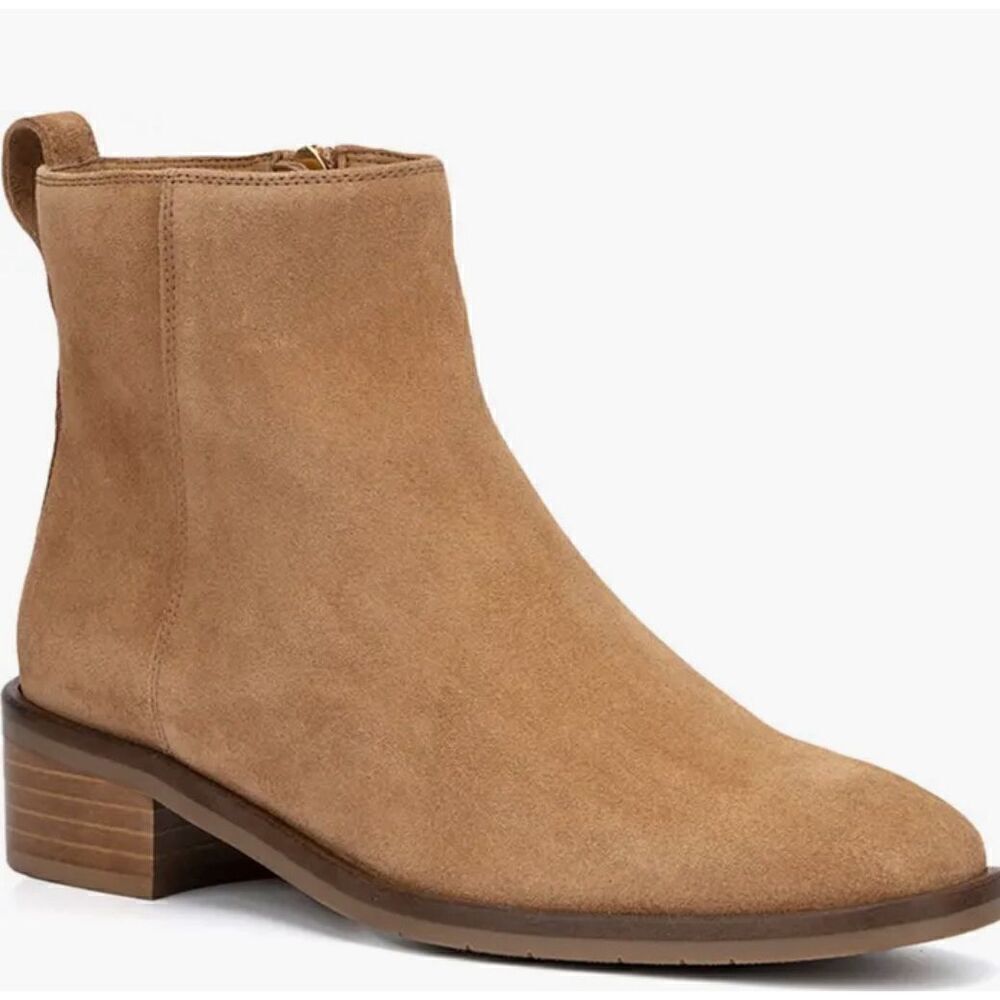 Aquatalia Carisa Bootie in Whiskey Made in Italy NWOB Size 8
